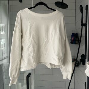 White Wilson Oversized Sweatshirt Size M/L